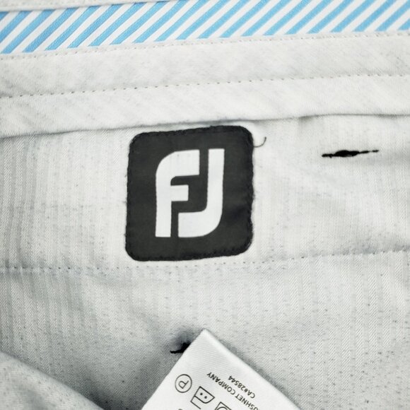 Foot Joy Pants Men 42X30 Black Straight Leg Performance Stretch Golf Chino - Picture 4 of 9